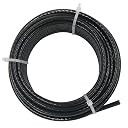 iVee international Gym Machine Wire Rope PU Coated Cable Inside Steel (Black) (5 MM, 30 Meter) gallery image