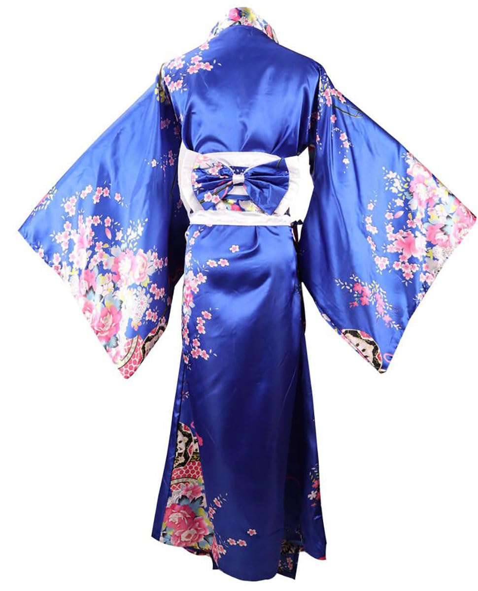 Kimono da donna tradizionale giapponese kimono vestito Halloween cosplay costume geisha yukata accappatoio