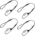 SourceTon 4 Packs Camera Tether Safety Strap for DSLR Camera and Mirrorless Professional Cameras-Keeps Camera from Dropping