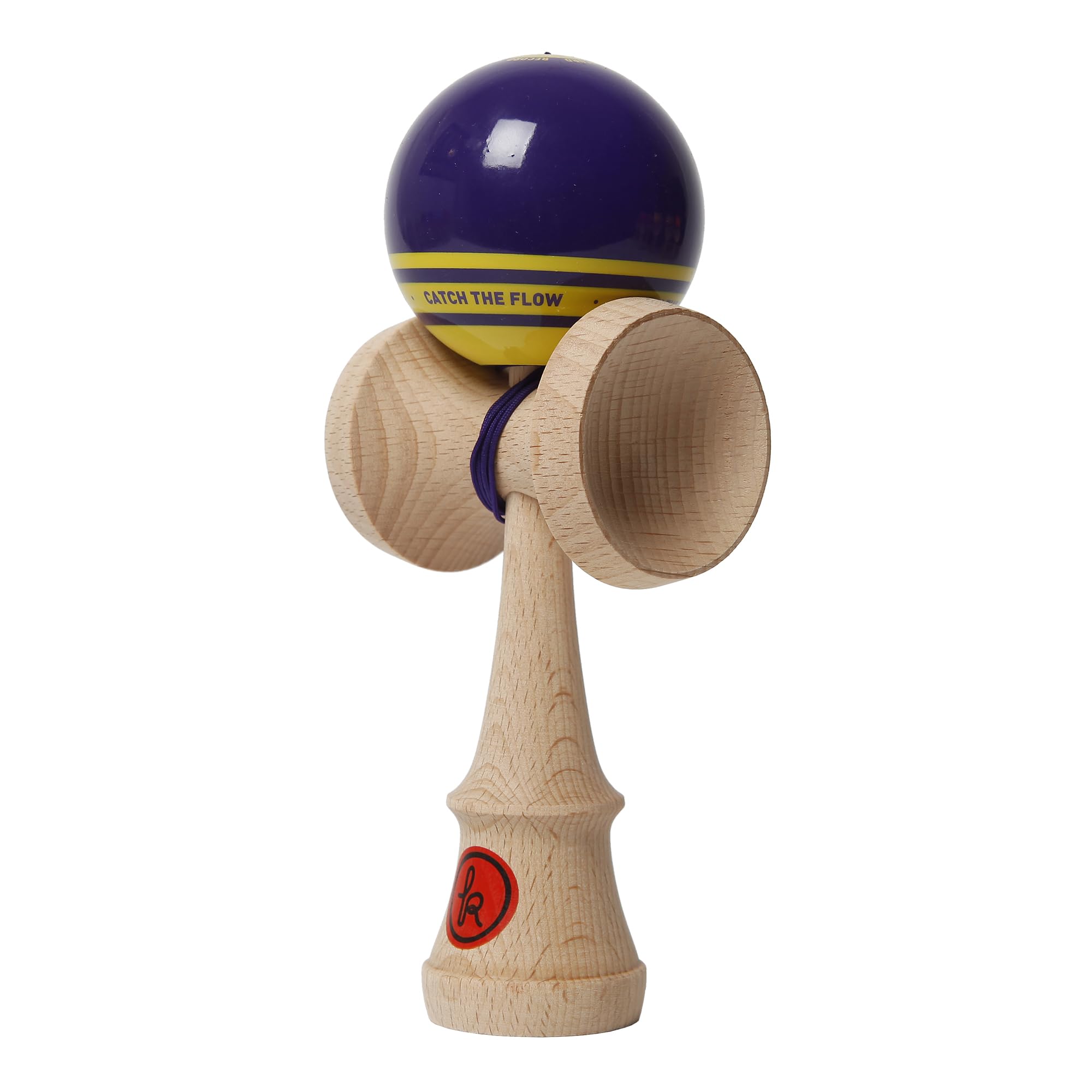 PLAY Kendama, Color Morado y Amarillo (Kendama Europe K2064)
