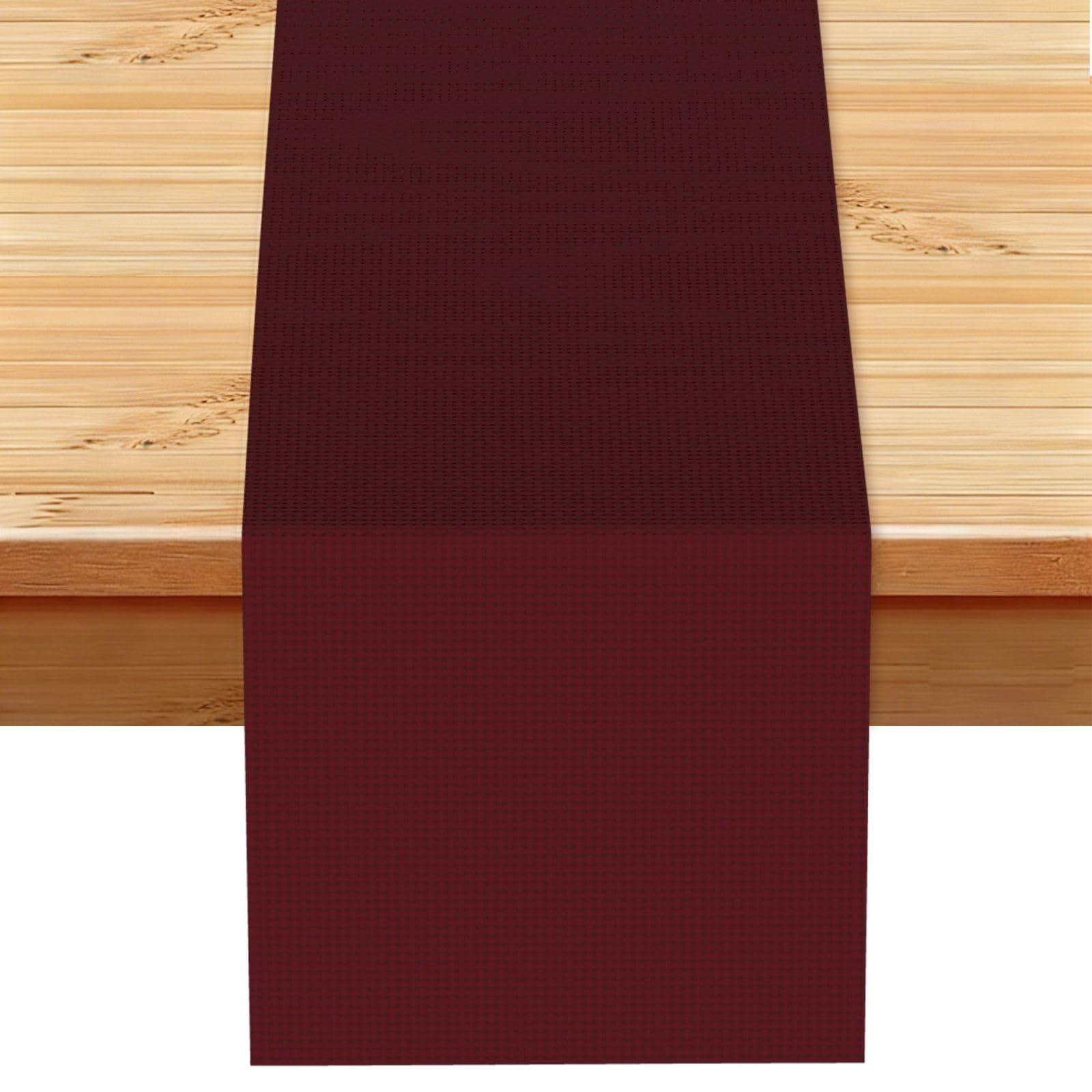 Wine red Table Runner 13x72 Inch Dining Decor