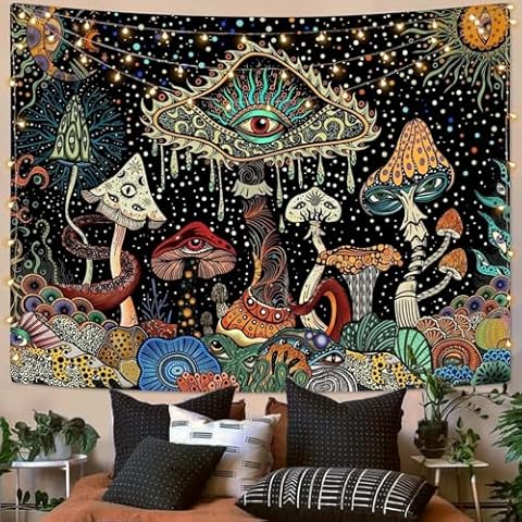 Yeoiat Mushroom Tapestry Cover
