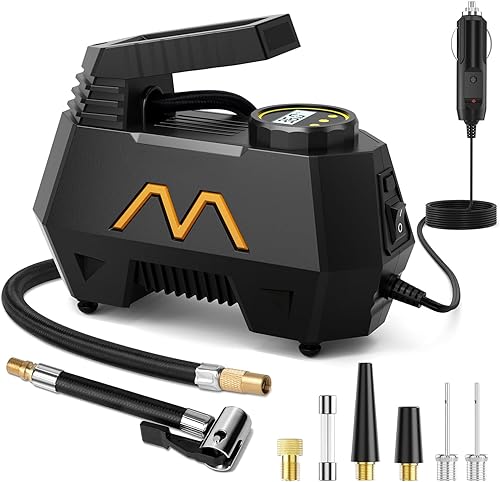 Inflador de neumáticos, compresor de aire portátil, bomba de aire de neumáticos de 150 PSI para neumáticos de automóvil, accesorios de automóvil,
