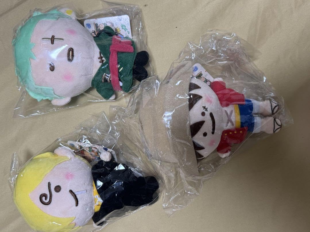 Amazon.co.jp: タグあり ワンピ ース yurutto one piece ぬいぐるみ 3 