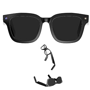 2026 Upgraded AI Smart Glasses with Camera 800W Camera 2K Video Recording AI Object Recognition with Voice Assistant
