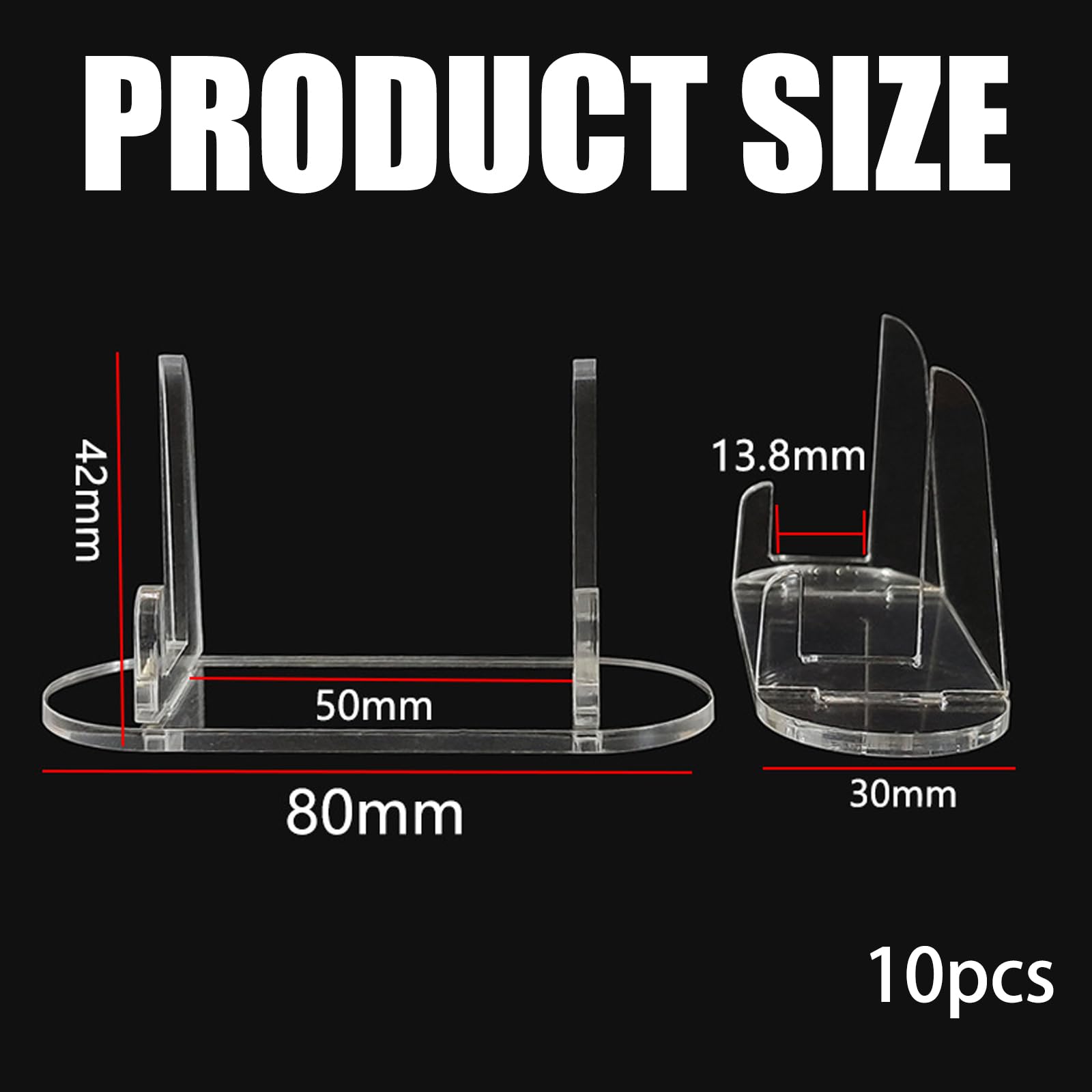 CHEVALET,10Pcs Clear S--Support De Collection Pour Pièces De Monnaie CHEVALET,10Pcs Clear S--Support De Collection Pour Pièces De Monnaie