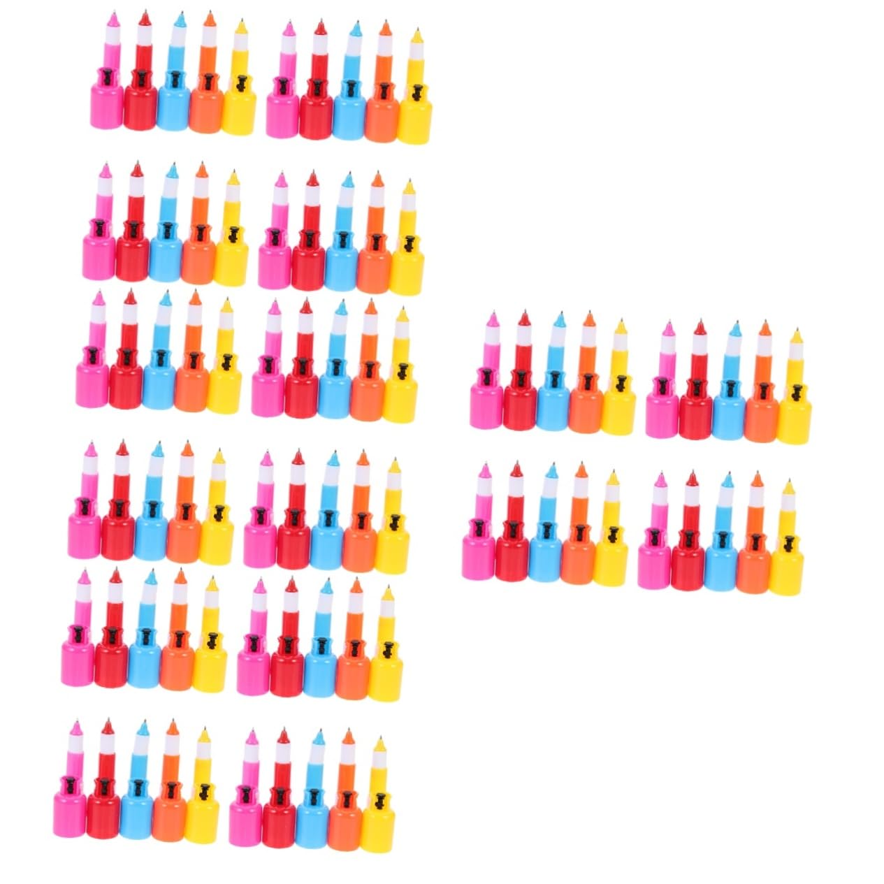 Tofficu 4 Set Penna A Sfera Per Serbatoio Di Gas Evidenziatori Prodotto Multi Punto Gel Agitarsi Penne Nere Gadget Comode Mini Penne Comode Per Pillole Plastica 18 Pezzi * 4