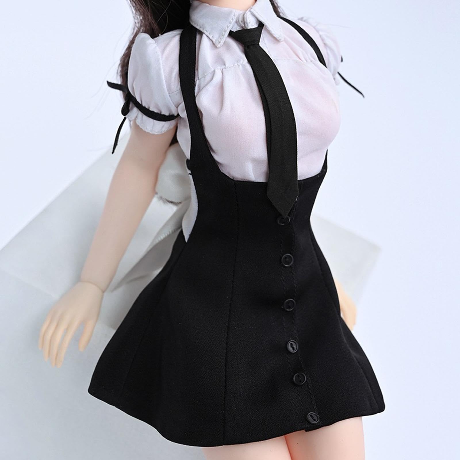 Disfraz a Escala 1/6, Conjunto Completo de Ropa para muñeca Femenina, Elegante JK, Uniforme, exhibición, Camiseta Femenina, , Uniforme, Ropa para