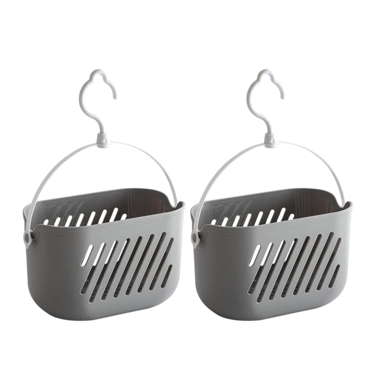 ccsxqy Hanging Shower Caddy 2-Pack Hanging Basket for Bathroom Kitchen - Space-Saving Storage Organizer for Shampoo Loofahs Towels