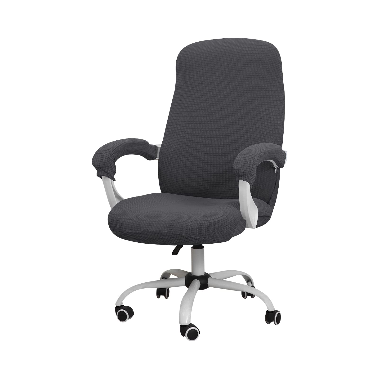 Funda Grua De Jacquard Para Silla De Jefe De Oficina, Funda Elástica Para Asiento De Silla De Ordenador Giratoria, Fundas Elásticas Para Sillas Con Reposabrazos - AliExprs