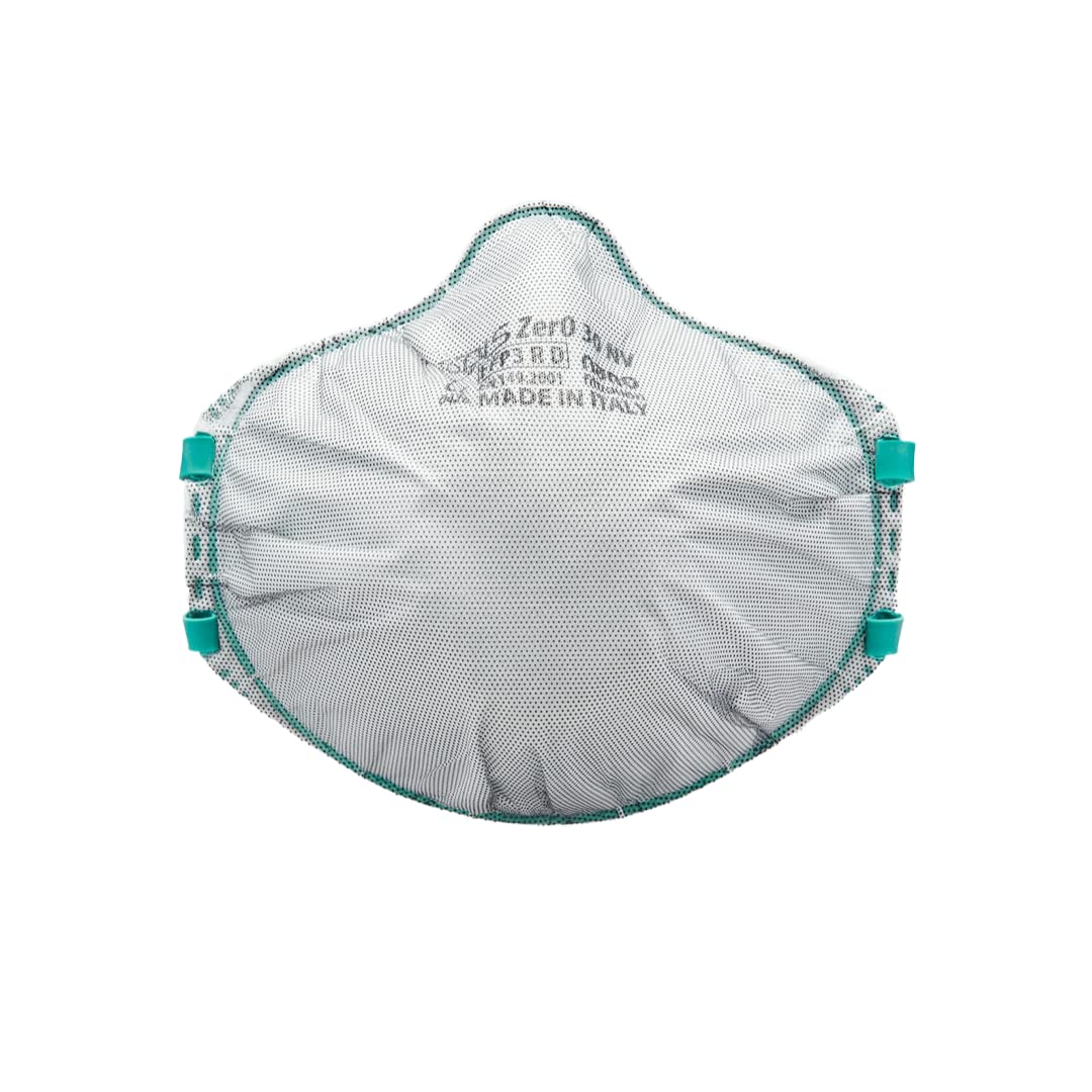 BLS 030 FFP3 NV |10 Mascherine FFP3 | Certificate CE | Senza Valvola | Facciali filtranti a coppa | usa e getta | Protezione respiratoria da sporco polvere e liquidi | Made in Italy confezione singola