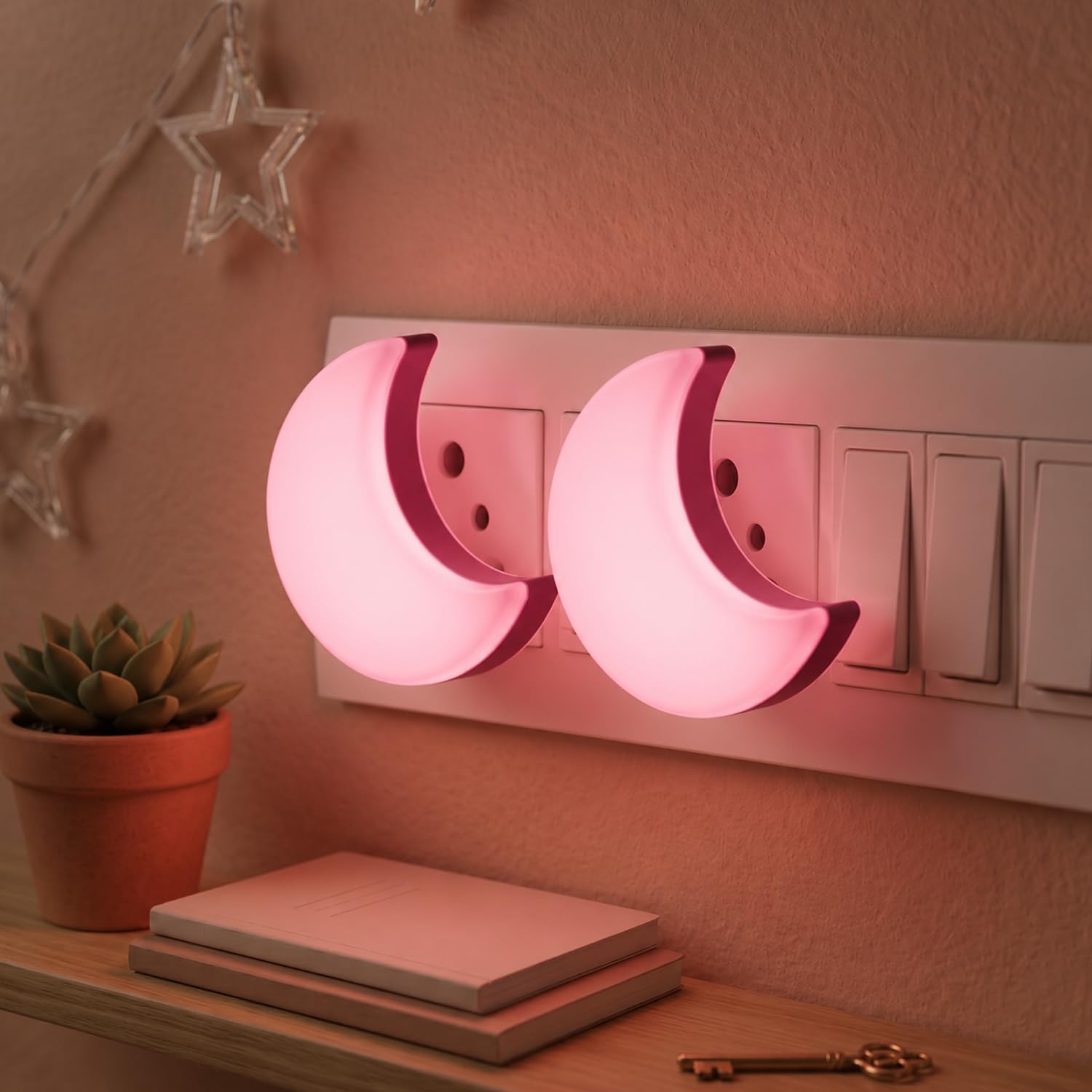 Moon Night Light - Automatic LED Lamp for Kids -7