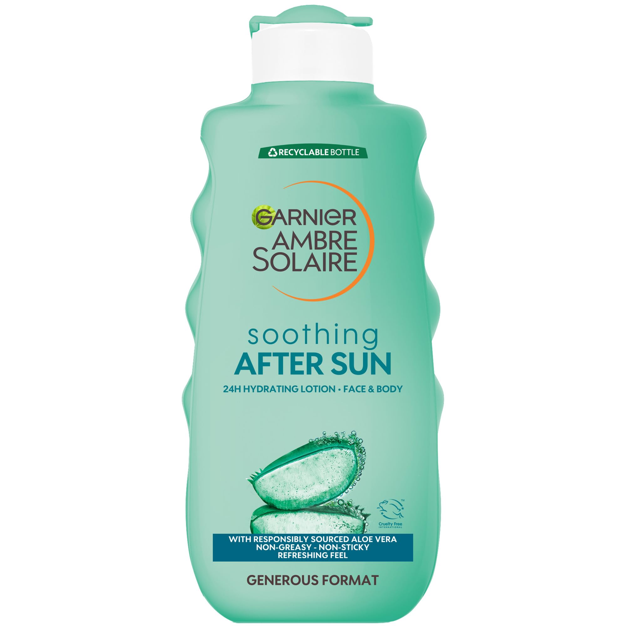Garnier Ambre Solaire Hydrating Soothing After Sun Lotion 400ml - Aloe Vera
