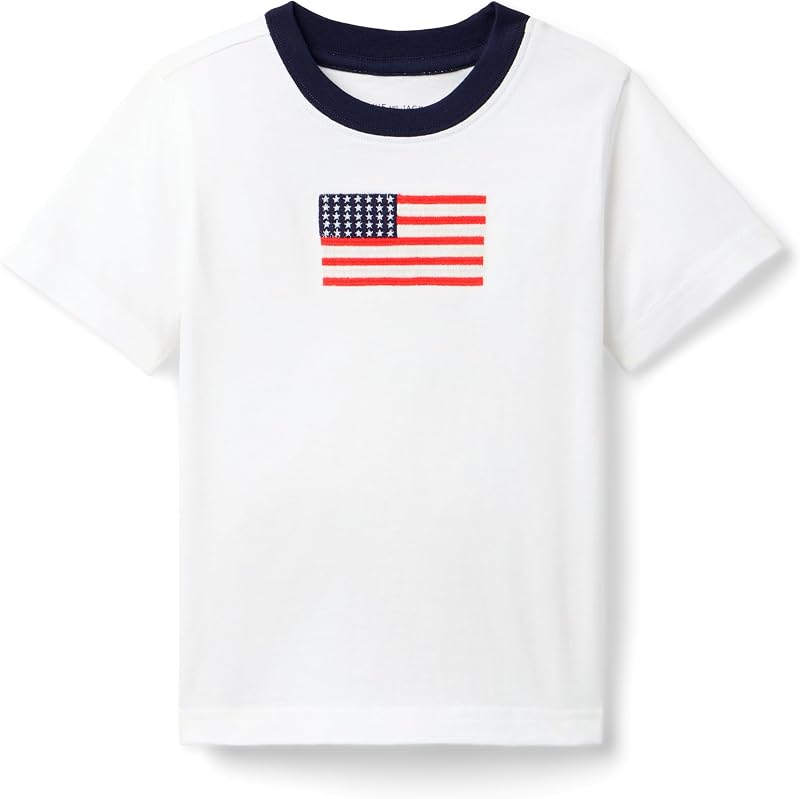 Janie and Jack Flag Graphic Tee (Infant/Toddler/Little Kid/Big Kid)