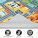 Car Rug for Kids Toy Cars, Town City Track Road Carpet Playmat with Non-Silp Backing, Traffic Playmat for Road Washable Rugs Four Seasons Theme Traffic Mat for Kids Room Bedroom Game Safe Area, 3'x4'