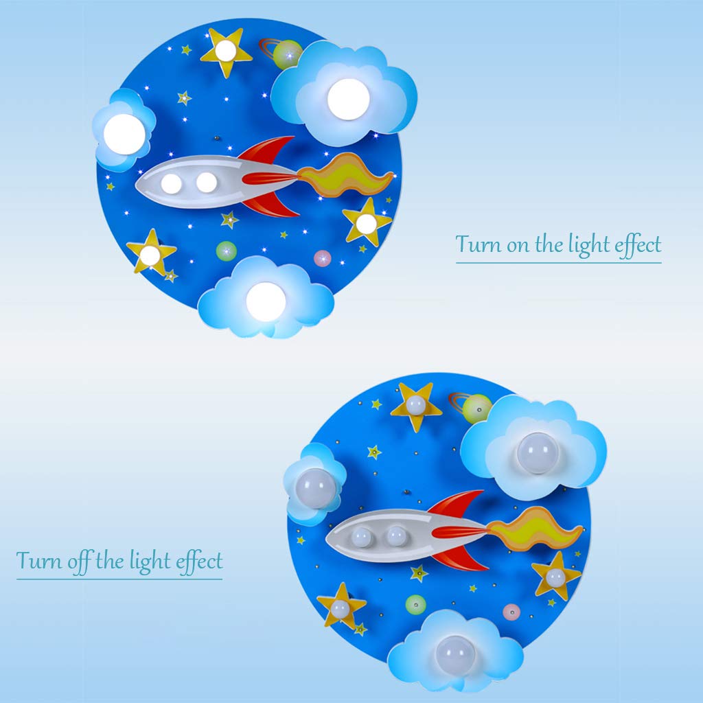 Lámpara De Techo Habitación Infantil Lámpara De Techo LED 35W Universo Creativo Cielo Estrellado Luces De Techo Ø61cm Regulable Con Control Remoto Dormitorio De Niños Y Niñas Lámpara