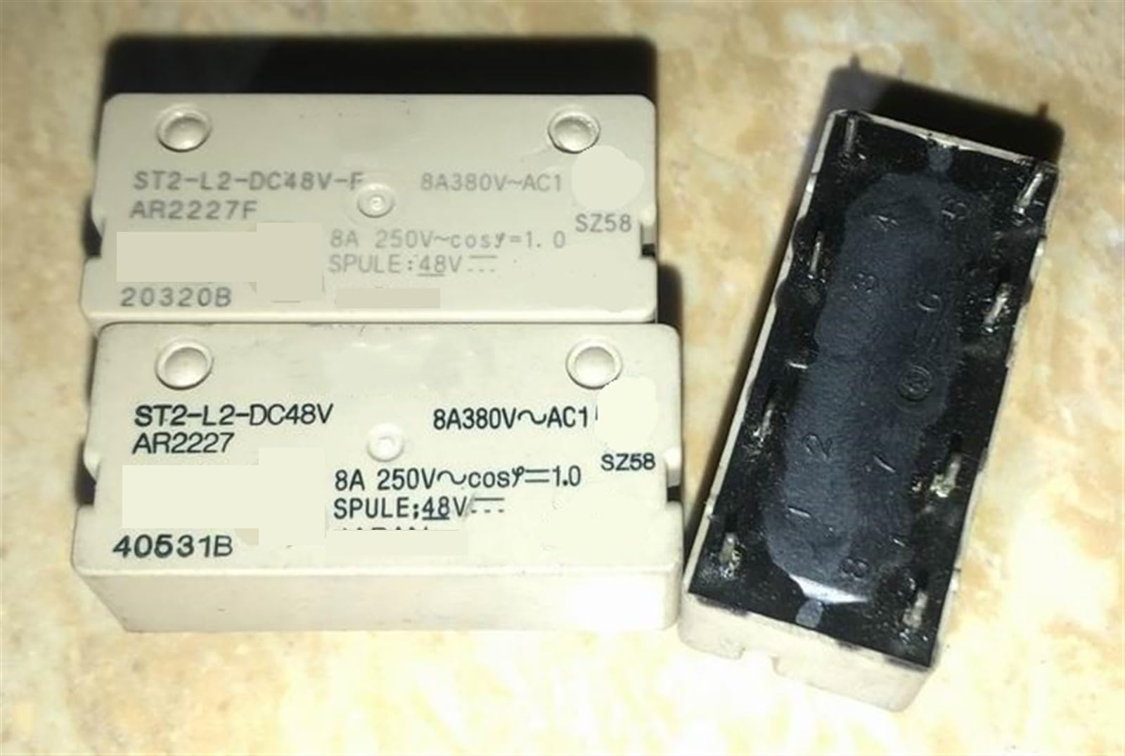 Relais 8 broches ST2-L2-DC48V AR2227 pour circuit de commande - 2