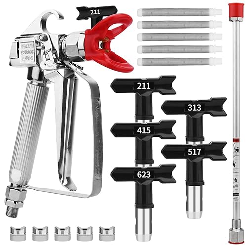 3600 PSI High Airless Paint Sprayer Gun with Nozzle Guard