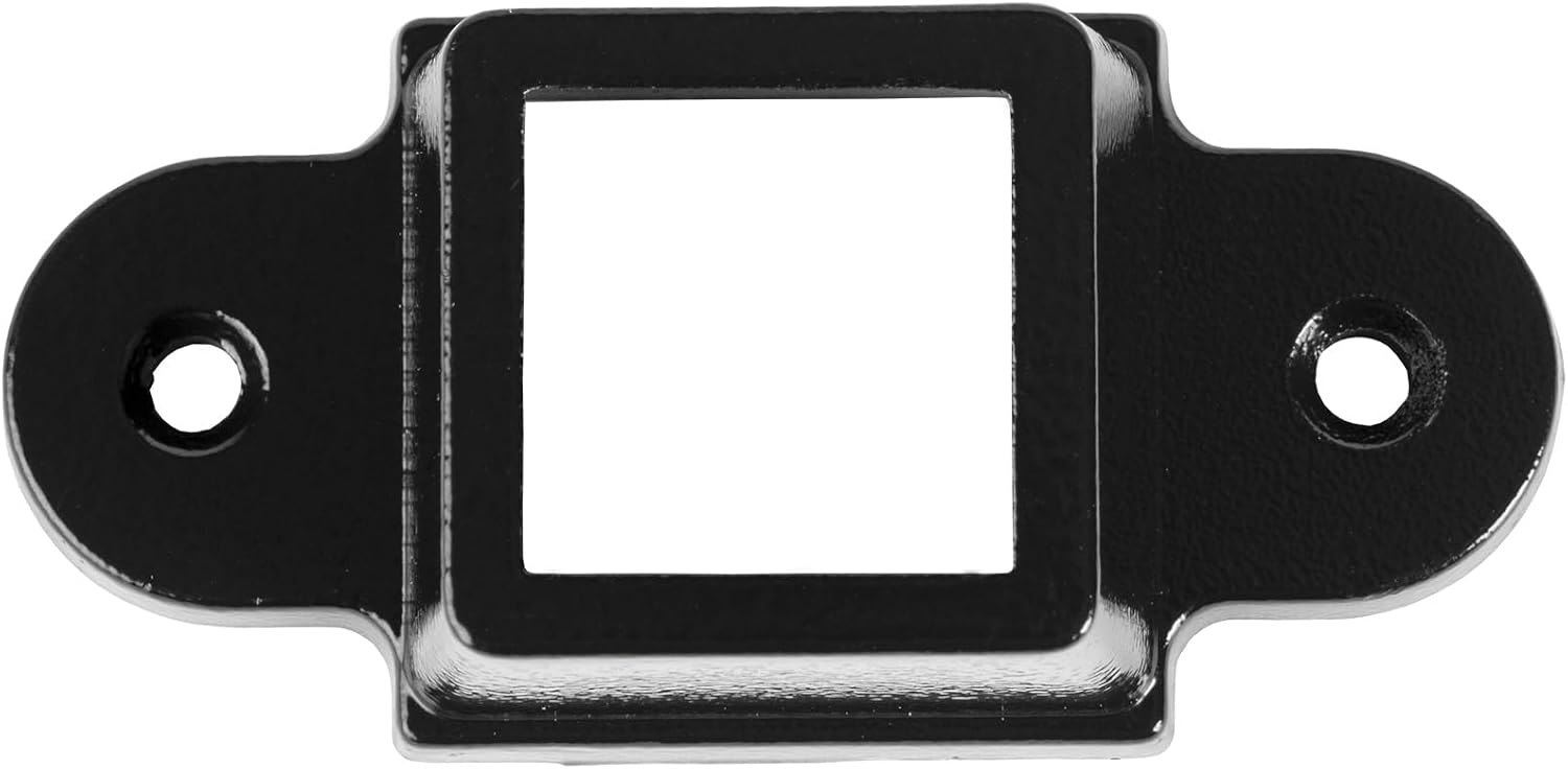 Nuvo Iron Legacy Collection - Square Wall Insert Bracket Textured Black - Pack of 3 image 4