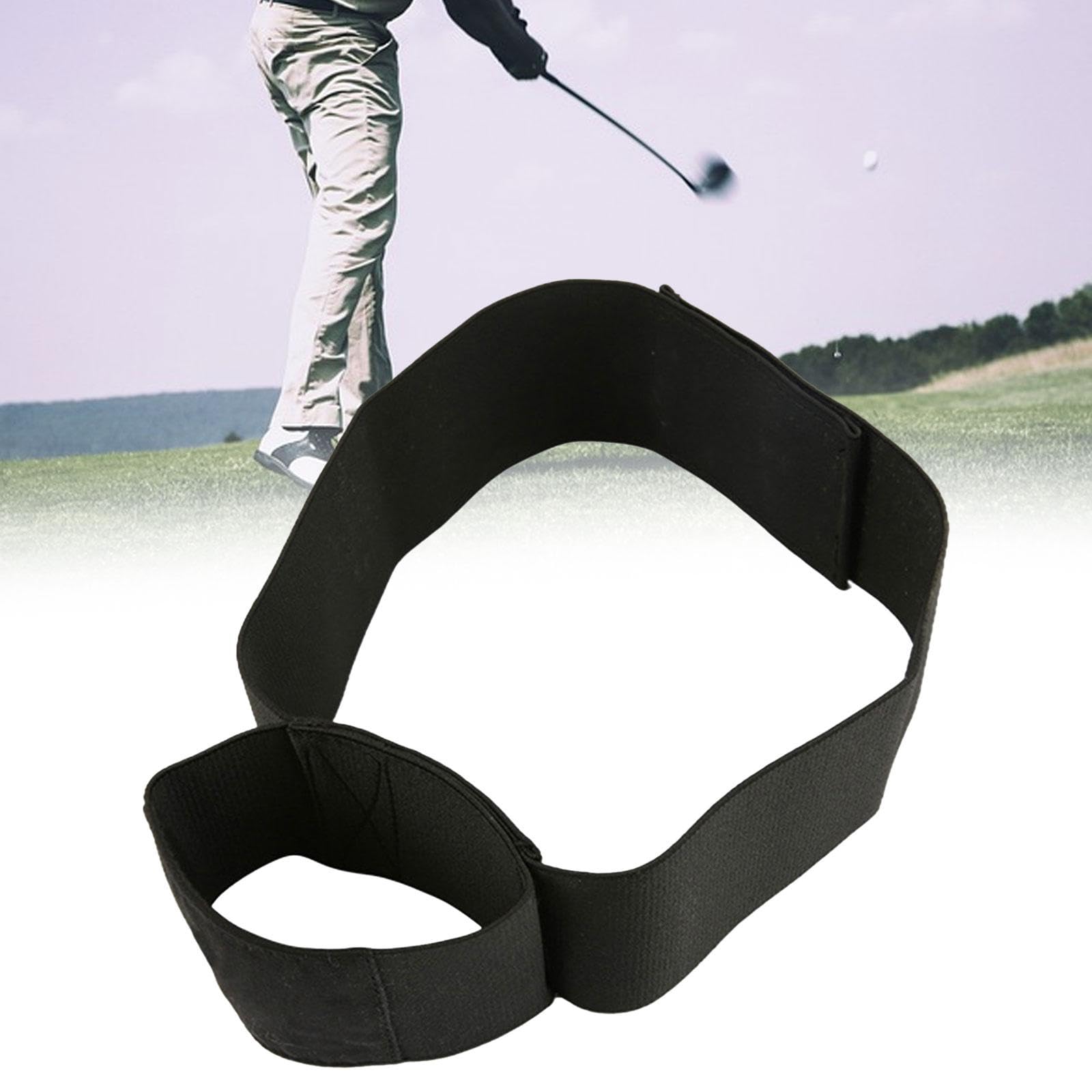 Vaveren Golf Swing Trainer Aid Correcting Arm Band Portable Golf Training Aid Band Gesture Alignment for Men Women Golf Beginners