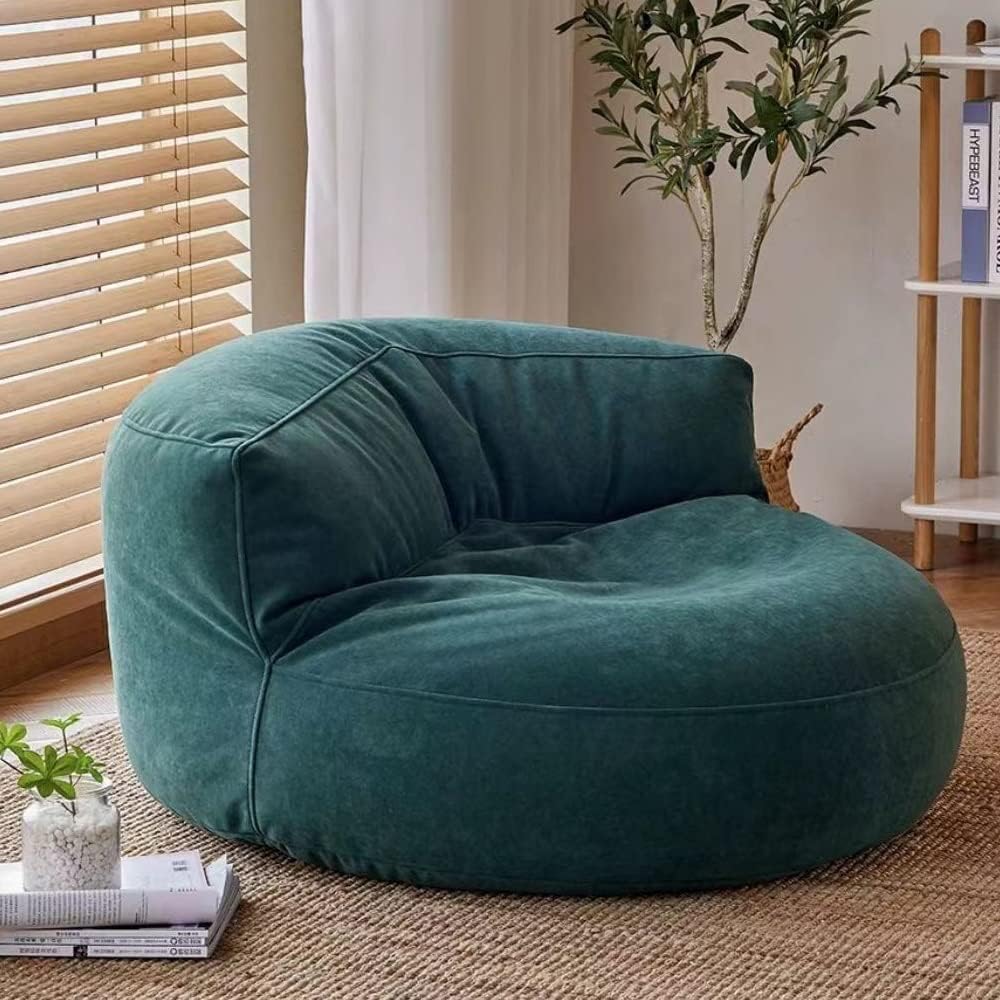 SXBCyan Pouf Pouf Chenille Pouf Pouf Pouf Ultra Doux Pouf sans