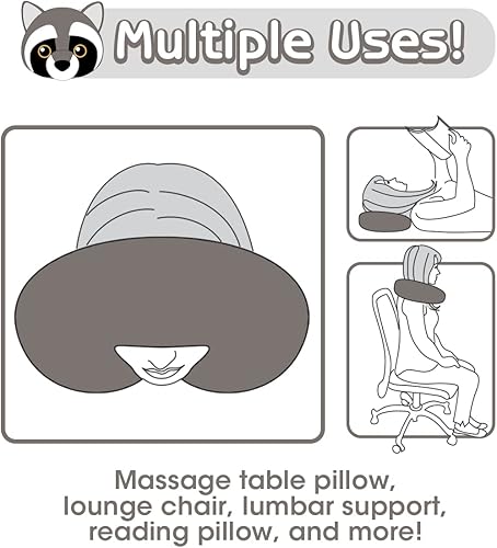 Miniatura 88 de H HOMEWINS Travel Pillow for Kids,Cute Animal Neck Pillow for Boys Girls,Soft Neck Head Chin Support Pillow,Travel Accessories for Airplane, Car