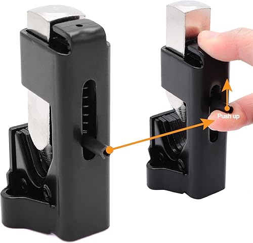 Miniatura 3 de Herramienta de engaste de cable de batería para terminal AWG 8-40 con 20 conectores de anillo tubular de cobre y 20 tubos termorretráctiles