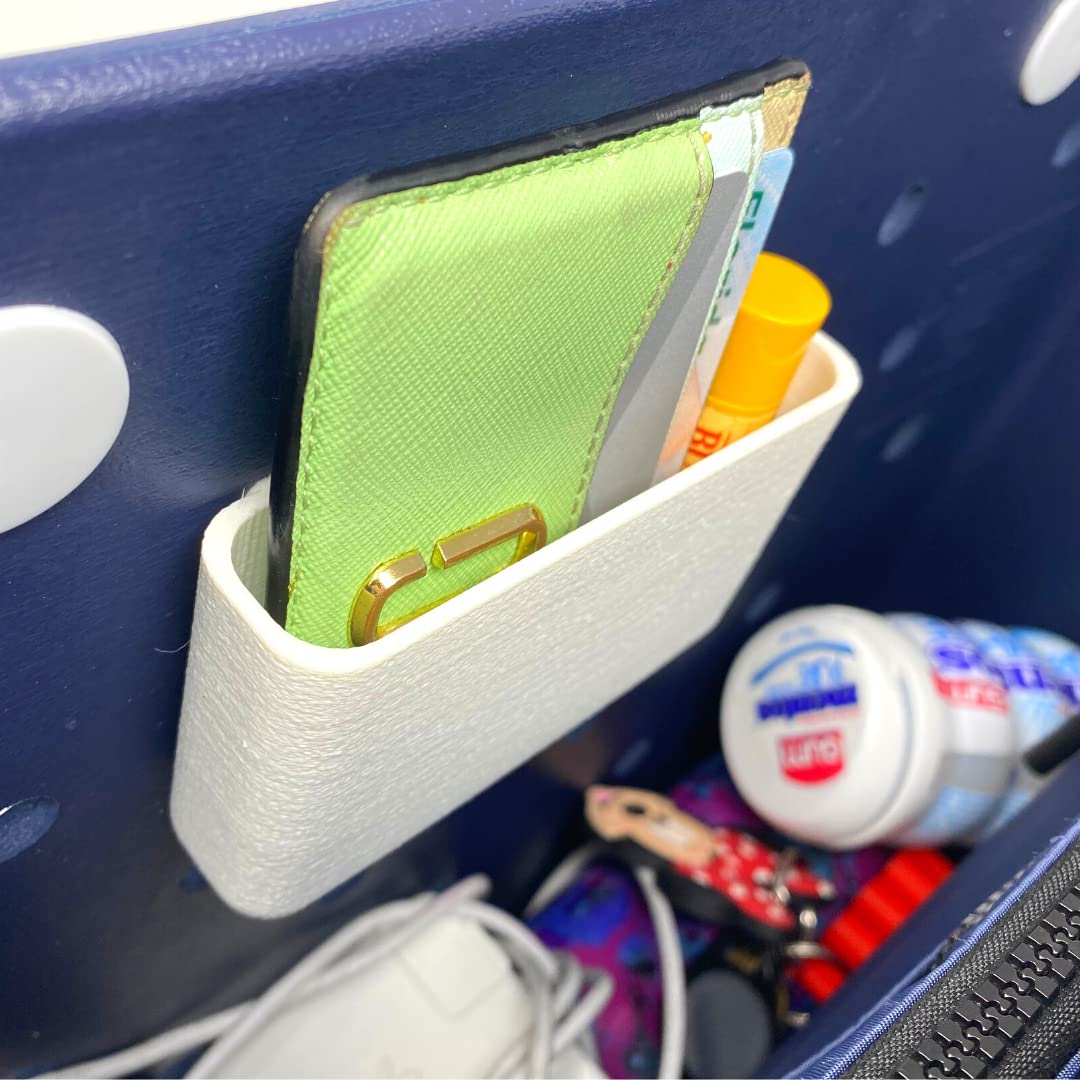 FRESHe BAGLETS - Wallet Holder Organizer Charm Accessory Compatible with Bogg Bags - Keep Wallet Handy with your Tote Bag - Fits Inside of the Bag -