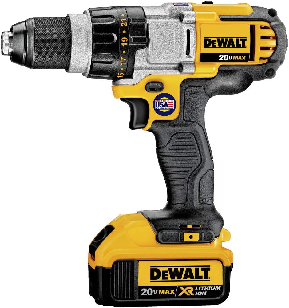 DEWALT 20V MAX Drill/Driver, 3-Speed, Premium 4.0Ah Kit (DCD980M2)