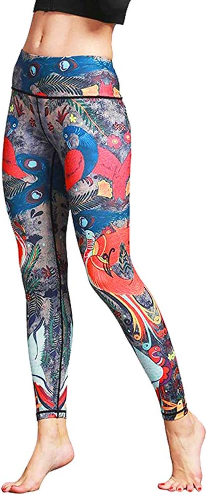 Alsol Lamesa Womens Workout Leggings Printed Yoga Leggings for Women High Waisted Workout Leggings for Sport Gym