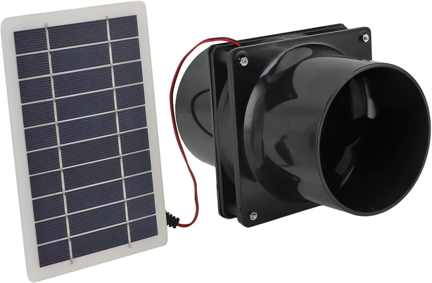 Weatherproof Solar Panel Vent Fan Monocrystalline Exhaust Fan For Chicken Coops And Greenhouses Shed