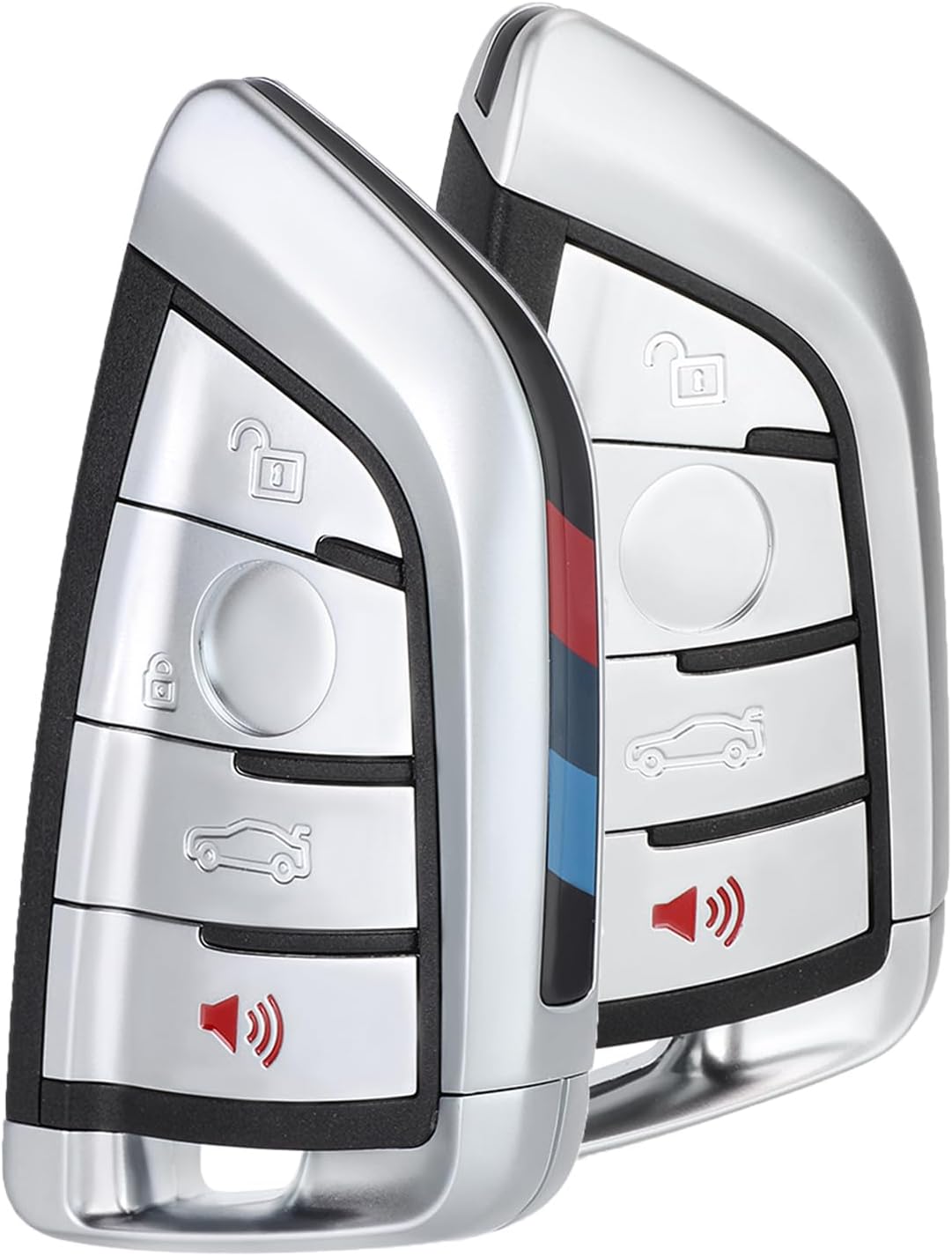 Beefunny 2 Packed Remote Key Fob Shell Replacement for BMW 3 5 Series X1 X5 X6 2014-2019 Car Key Case Fob Cover FCC ID: NBGIDGNG1