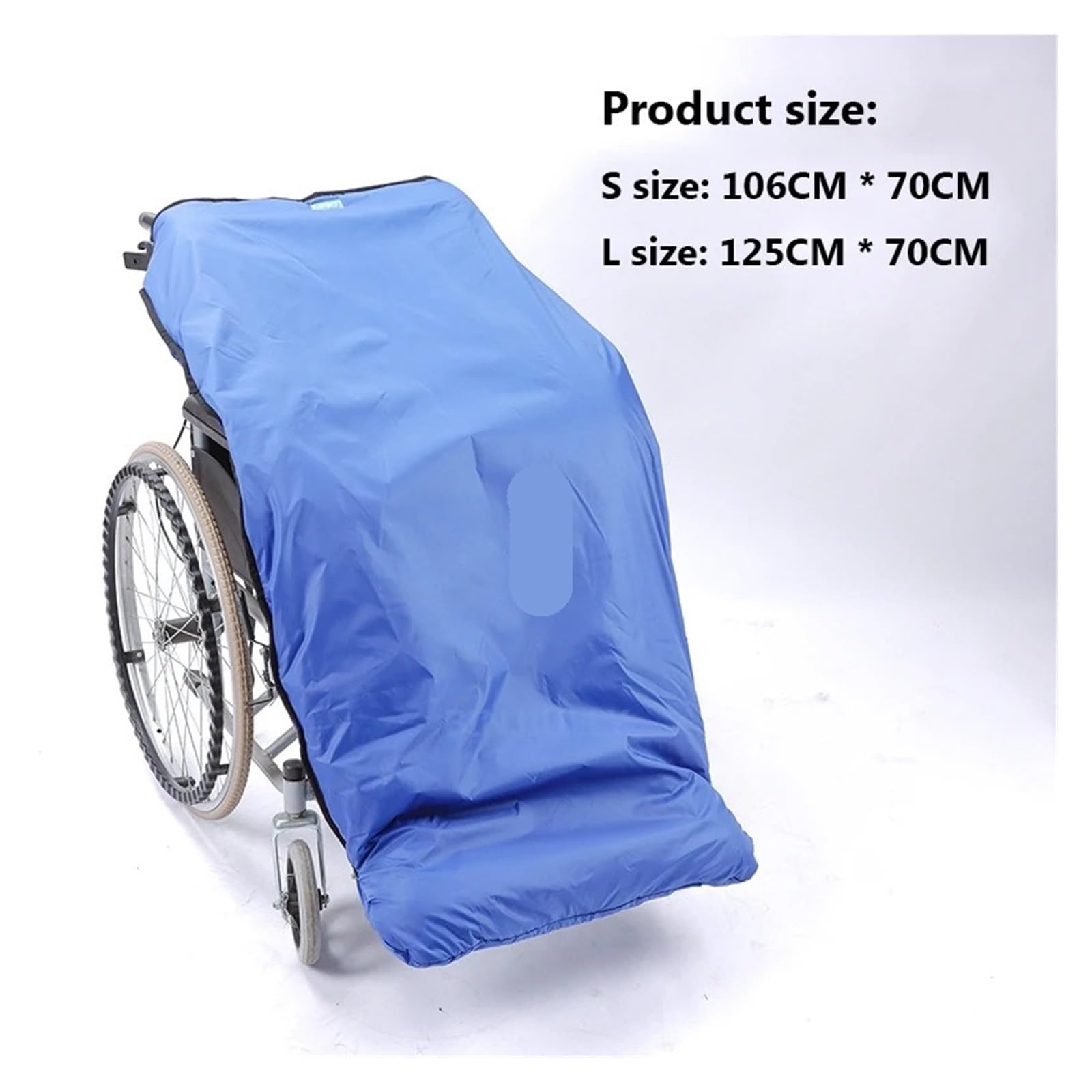 Manta para Silla De Ruedas Forro Polar de Felpa for Silla de Ruedas, Funda cálida for Silla de Ruedas, Manta de Invierno for piernas y pies, Bolsa cálida for Personas Mayores discapacitadas(S)