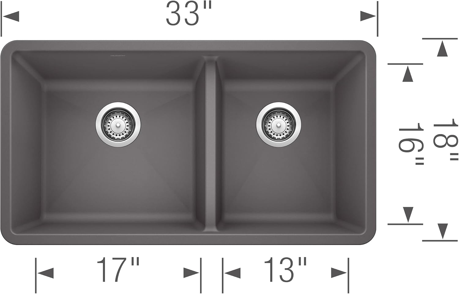 Blanco Linus Pullout Kitchen Faucet, 24.00 x 18.00 x 33.00 inches
