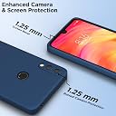 Pikkme Back Cover for Redmi Note 7/ 7s / 7 Pro| Slim Soft Matte Silicone Cover with Camera Protection & Shockproof Bumper Case (Blue) gallery image