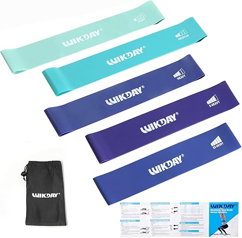 Miniatura 15 de Bandas de Resistencia para Hacer Ejercicio Bandas de Bucle de Ejercicio Conjunto de Bandas de Entrenamiento para Hombres y Mujeres Estiramiento