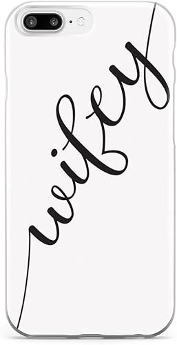 Miniatura 13 de Inspired Cases - Compatible con iPhone Xs Max - Funda protectora con textura 3D para Apple iPhone Xs Max - Esposo y esposa - Wifey
