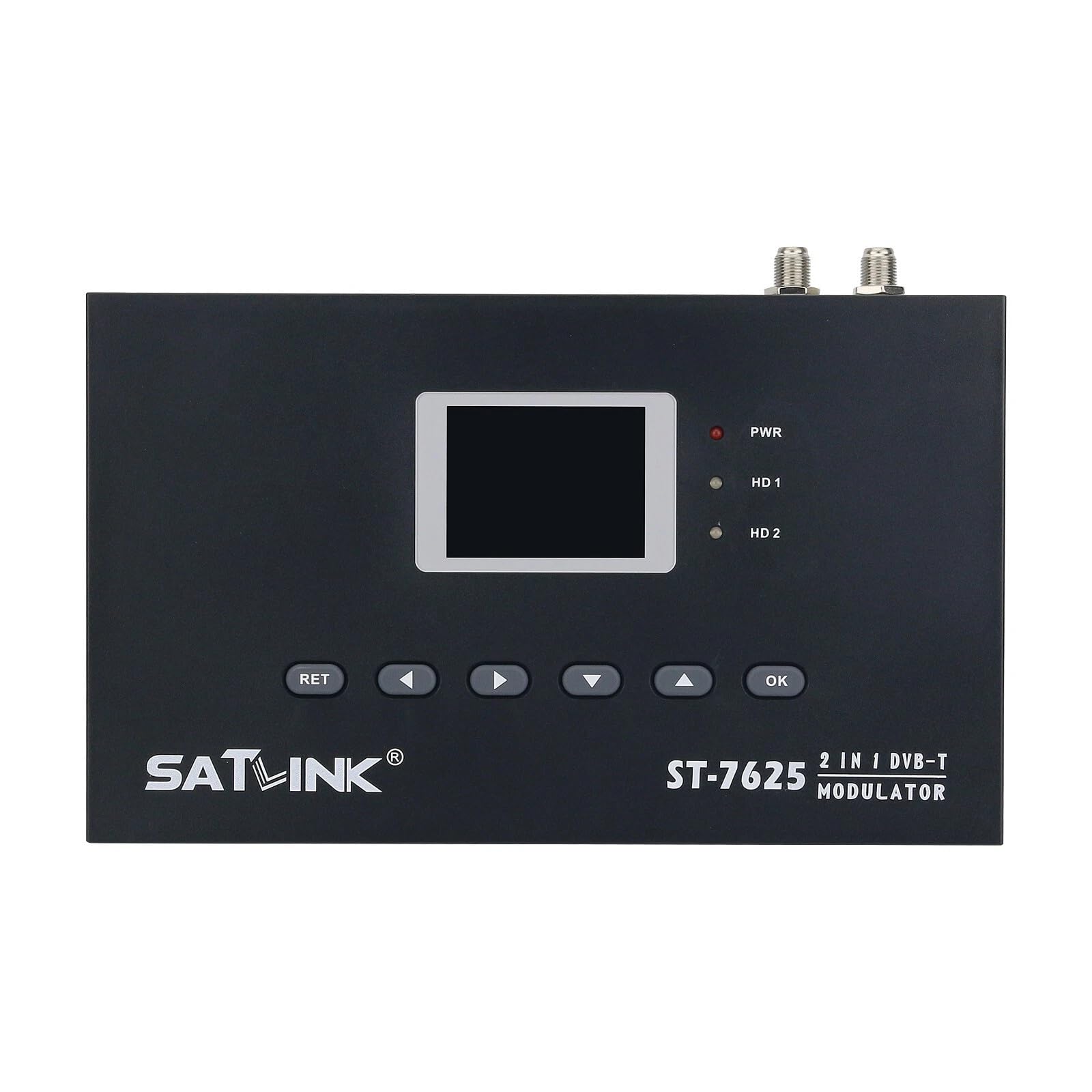 Satlink ST-7625 modulator telewizji cyfrowej DVB-T 100 ~ 860 MHz MPEG-4 AVC/H.264 modulacja wyjścia RF DVB-T