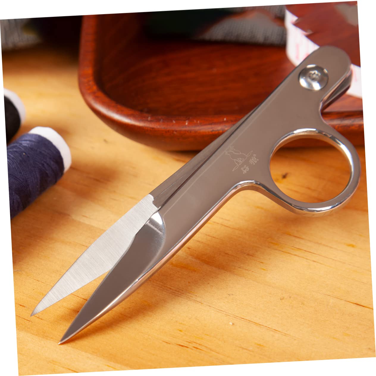 SHINEOFI 2pezzi Forbice Acciaio Inossidabile Per Filo e Tessuti Forbice Da Cucito Design Pratico e Sicuro Accessorio Per e Crafting Facile Da Trasportare Strumento Resistente e Durevole
