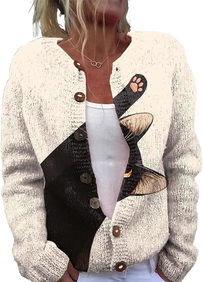 Cardigan Sweaters for Women – Cute Knit Button Down Long Sleeve Cozy Fall Winter Cardigan