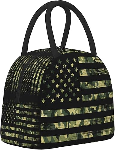 JUNIKIQIN Bolsa de almuerzo con diseño de gnomos para mujer diseño de girasoles y girasoles bonita hielera para adultos para el trabajo oficina