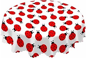 AOYEGO Ladybug Tablecloth