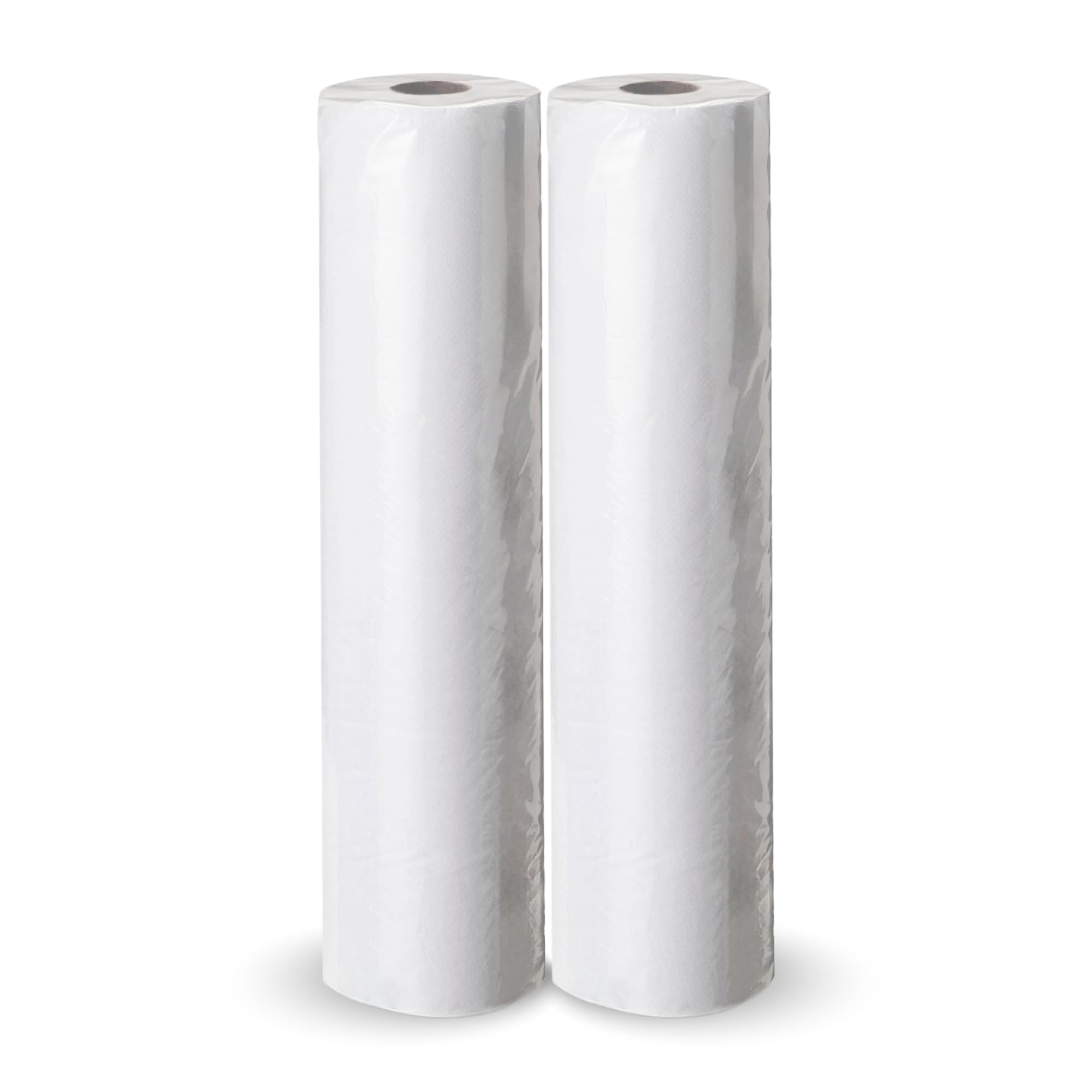 Cubex Professional Drap de lit médical, 2 rouleaux de 165 m x 59 cm, pure cellulose à 2 voiles, doux et absorbant, pour centres esthétiques, SPA, physiothérapeutes