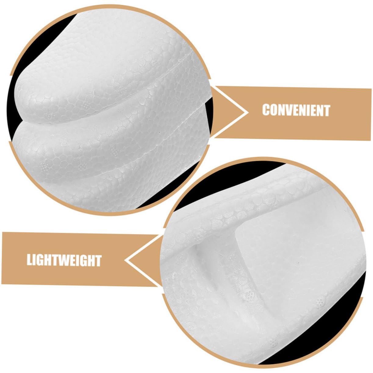 Hormas de Espuma Desechables para Zapatos, 10 Pares, Talla 42-45 | Color Blanco, Uso Único y Fácil Almacenamiento, para Botas y Calzado del Hogar