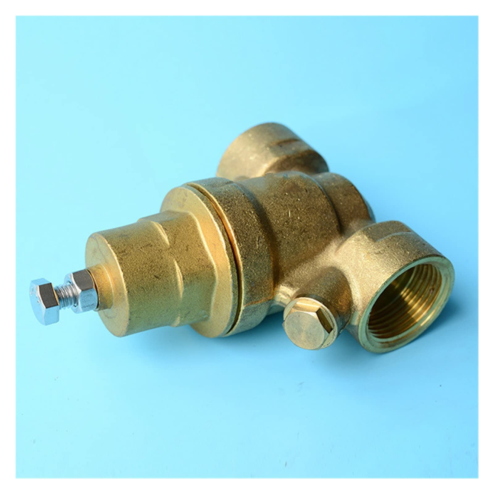 Regulador de latón Válvula reductora de presión de agua del grifo Regulador de presión de agua de latón DN15-DN50 Válvulas Eléctricas (Size : DN50)
