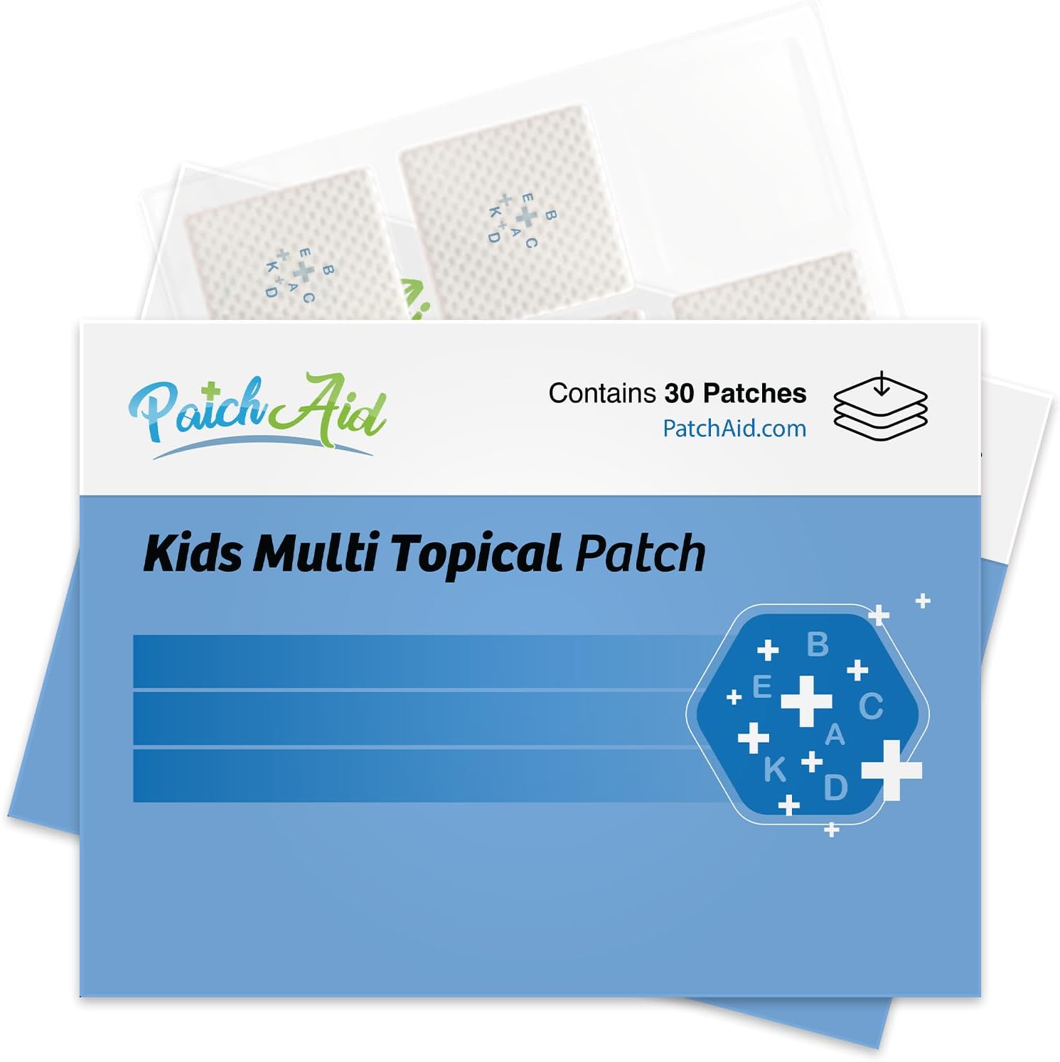Kids Multivitamin Patch with Omega-3 by PatchAid - Children's Vitamin Patch