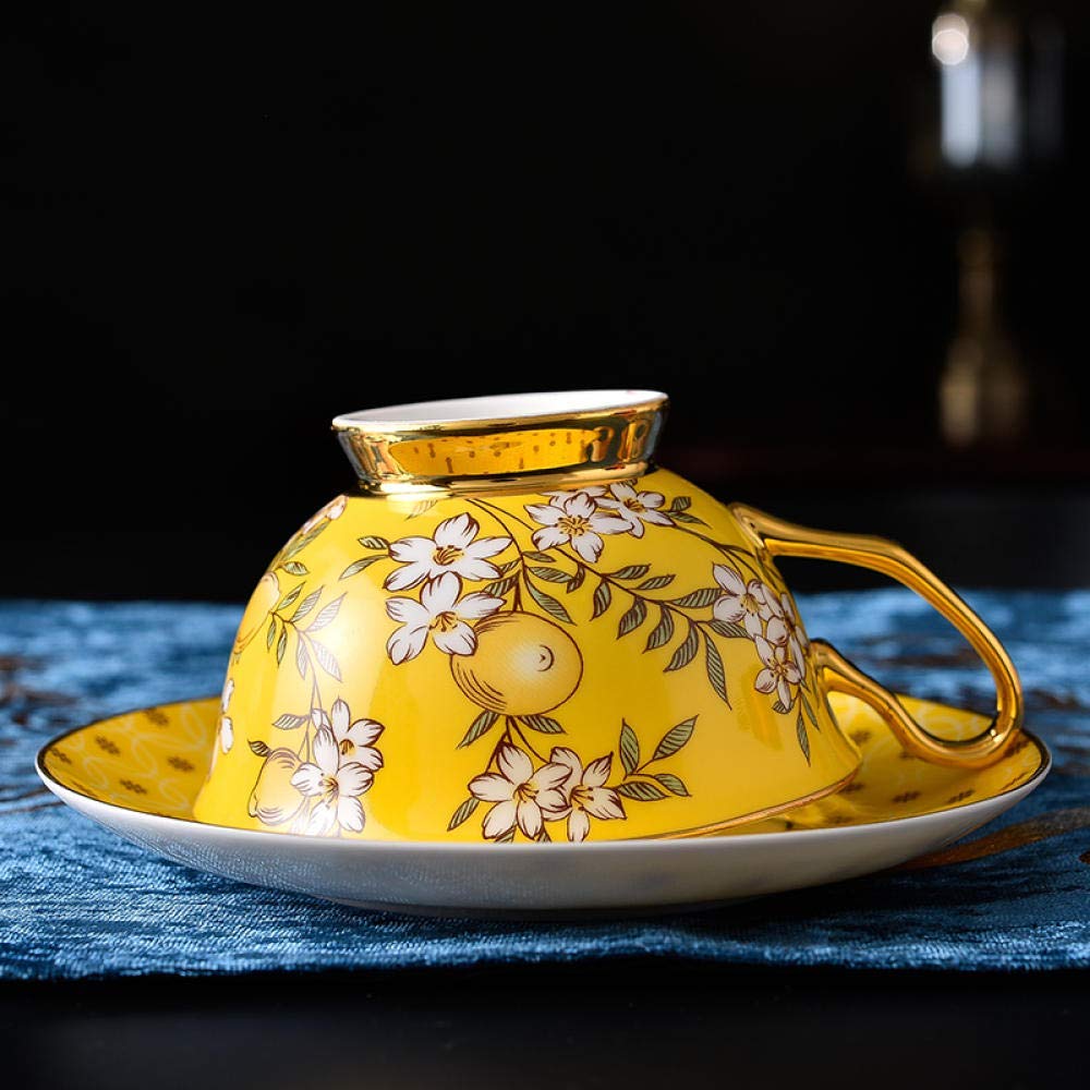 Filiżanka do kawy pałac mała wykwintna popołudniowa herbata ceramiczna filiżanka spodek zestaw do herbaty