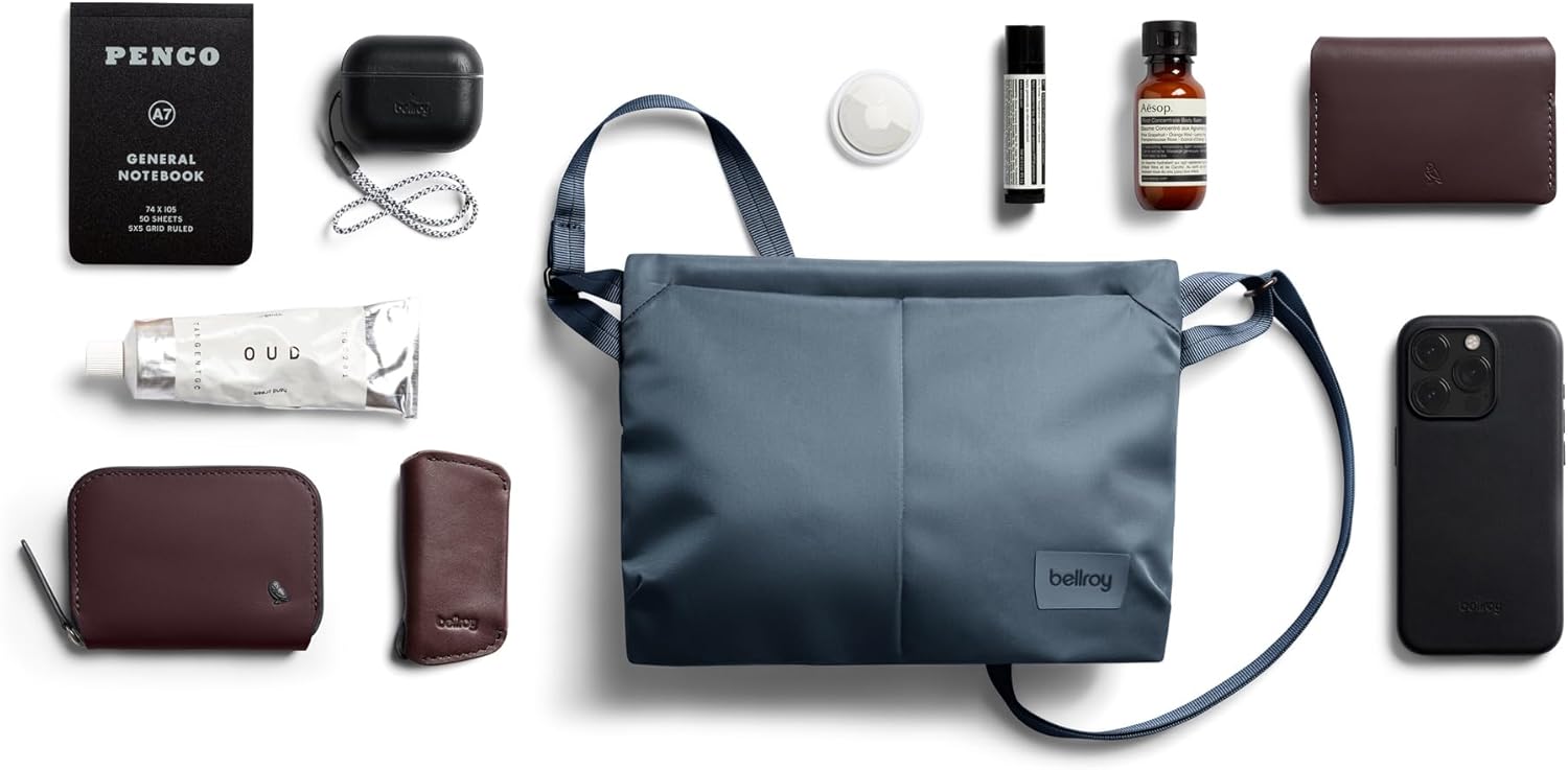 Bellroy Laneway Sacoche (versatile crossbody bag/side bag that sits flat, slimline travel pouch for passports) - Image 7