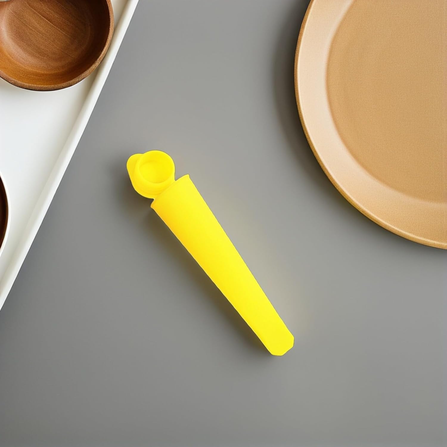 6 Piece Silicone Ice Pop Molds for DIY Summer Parties