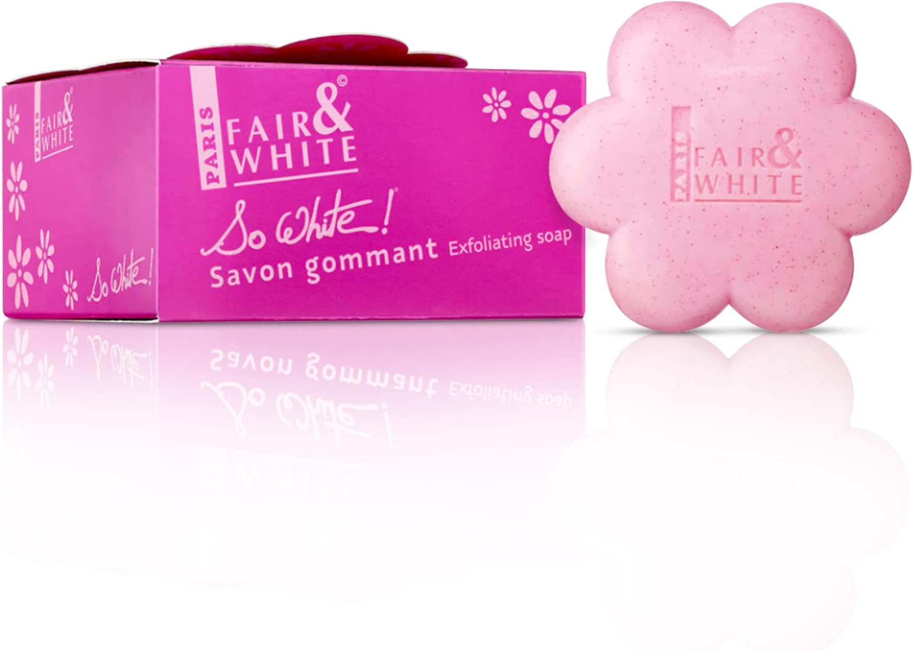 So White Skin Brightening Soap - 200g / 7 oz - Exfoliating Soap, Helps to Reduce Dark Spots on: Body, Knees, Underarm, Armpit